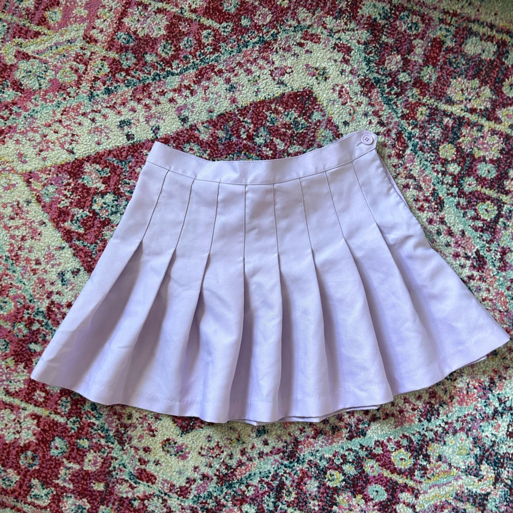 American Apparel Lilac Tennis Skirt